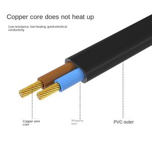 बीएस प्रमाणित ब्रिटिश मानक तीन-प्लग पावर कॉर्ड 1.5 मीटर तांबा कोर होंग अंग्रेजी मानक प्लग 13a रेटेड c7 - Product Image 3