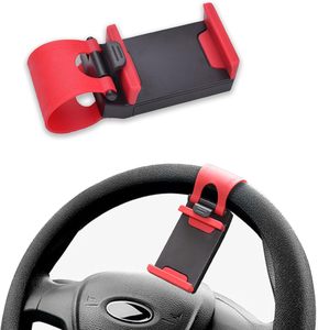 Soporte Universal para Teléfono Móvil con Manos Libres para Volante de Coche / Manillar de Cochecito, Compatible con Todos los Smartphones - Product Image 1