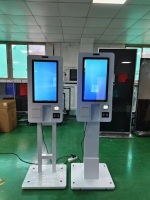 CJPOS Fast Food 21,5 24 32 pouces Écran tactile POS Machine de commande automatique Kiosque de paiement en libre-service pour KFC/Restaurants