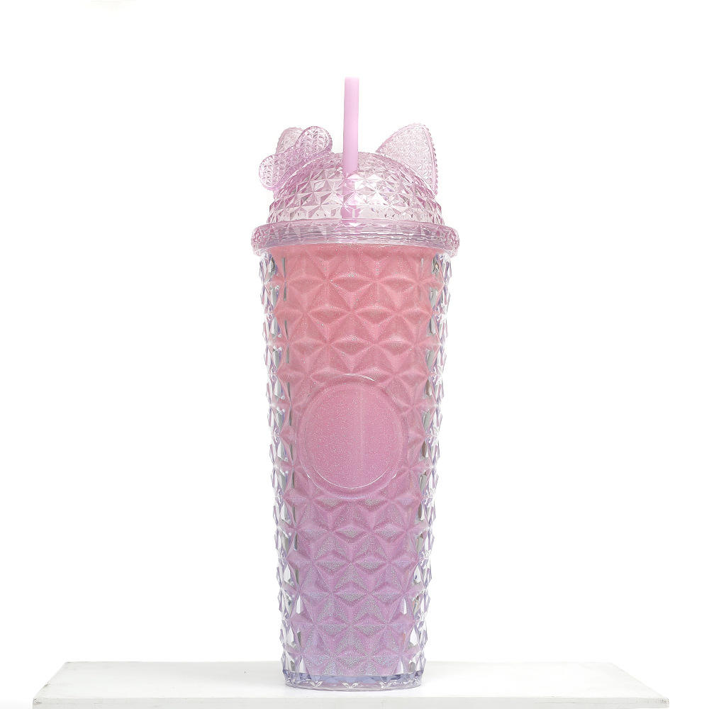 Transparent gradient purple rose red