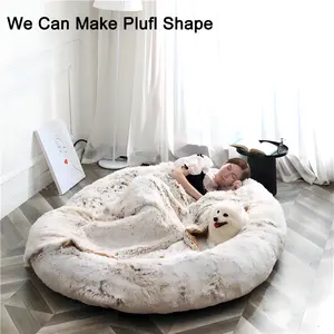 Lüks yüksek kaliteli yumuşak ve rahat bellek köpük boyutu köpek yatağı İnsan