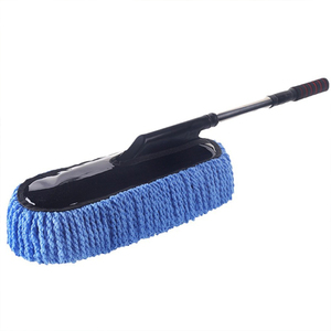 Cepillo de microfibra azul 3 en 1 para lavado de coches, cepillo de limpieza suave de mango largo para coches y ruedas - Product Image 6