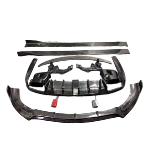 Parachoques delantero de fibra de carbono, alerón difusor trasero, faldones laterales para Benz Clase <span class=keywords><strong>E</strong></span> W213 E200 E300 E400 E63 AMG 2017-2019, Kits de carrocería - Product Image 1