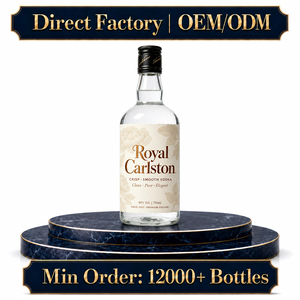 Vodka de haute qualité à base de céréales pures 700ml, bouteille personnalisée, boisson douce, spiritueux premium pour les bars et clubs - Product Image 1