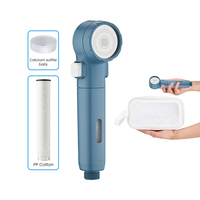 Kit de douche coréen, mini douche à main haute pression avec filtres remplaçables, douche de voyage portable pour une eau propre