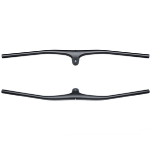 Guidon de VTT personnalisé, guidon intégré, guidon de vélo de montagne en carbone haute résistance, angle du potenceau 17 degrés, vélo de montagne - Product Image 1