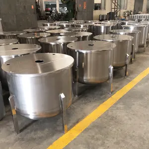 600LSanitary Stainless Steel Vertical Food Cosmetic Liquid preparation storage Tank Meat Mixng Stirring Tank