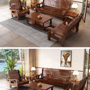 Juego de Sofás de Diseño Nuevo para Sala de Estar con Patas de Madera - Product Image 6