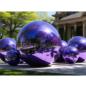 Hot Inflatable Hanging PVC Mirror Ball Shinny <b>Balloons</b> With <b>Customized</b> Color for Outdoor Party Decoration <b>Customized</b> Fast Shippi - Product Image 1