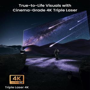 JmGO เครื่องฉายเลเซอร์4K N1S 4K พร้อม Google TV 3300 ISO Lumens HDR10โฮมเธียเตอร์อัจฉริยะการเล่นเกม240Hz - Product Image 2