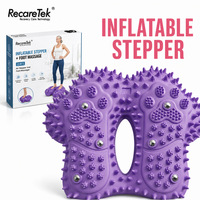 Stepper de Ejercicio, Equipo de Fitness, Stepper Inflable para Caminar en Interiores, Diseño Inflable, Material de PVC, Herramienta para Pies