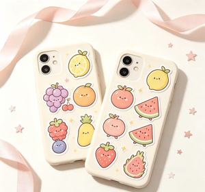 Pegatinas decorativas de frutas troqueladas autoadhesivas personalizadas al por mayor para diario, manualidades y decoración de regalos - Product Image 3