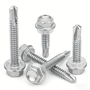 Bibo Yaente Factory High Strength 410 Ss Hex Head Self-drilling Tapping Screws - Drill Tail <b>Fasteners</b> for Color Steel Sheet - Product Image 1
