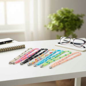 Catena di plastica con chiusura a tre maglie da 70 cm per parti di occhiali - Product Image 2