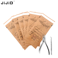 Sacs de stérilisation professionnels JiJiD 100x200mm, emballage pour stérilisateur à sec, outil de désinfection, sac jetable