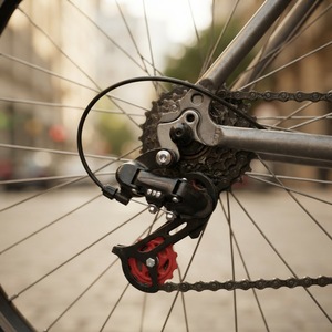 Cambio <span class=keywords><strong>Trasero</strong></span> de 21 <span class=keywords><strong>Velocidades</strong></span> Tipo Gancho para Bicicleta de Montaña, <span class=keywords><strong>7</strong></span> <span class=keywords><strong>Velocidades</strong></span>, con Ruedas de Polea y Soporte de Montaje - Product Image 2