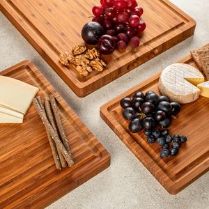 Cá nhân thêm gỗ lớn thớt tùy chỉnh khắc Hữu Cơ tre charcuterie butche cắt khối số lượng lớn cho nướng BBQ - Product Image 4