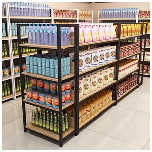 Kệ Trưng Bày Sản Phẩm Bằng Gỗ Với Đèn LED, Kệ Trưng Bày Trực Tiếp Từ Nhà Máy, Siêu Thị - Product Image 5