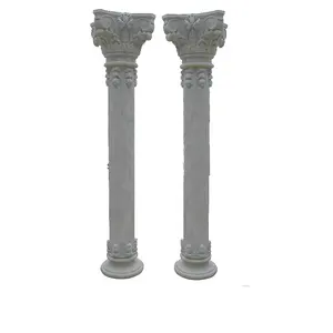 옥외 돌 로마 carrara 란 대리석 둥근 집 기둥 디자인