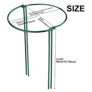 <span class=keywords><strong>Support</strong></span> de <span class=keywords><strong>plante</strong></span> en treillis métallique d'intérieur <span class=keywords><strong>Support</strong></span> de <span class=keywords><strong>plante</strong></span> demi-rond Supports de conception de piquet pour accrocher des plantes grimpantes Accessoires de décoration - Product Image 3