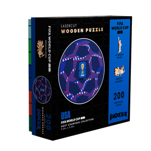 Chính thức FIFA được cấp phép bằng gỗ trò chơi câu đố bóng Bộ sưu tập chất lượng cao giáo dục phim hoạt hình đồ chơi - Product Image 1