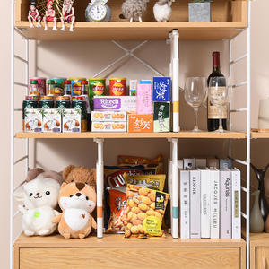 Séparateurs <span class=keywords><strong>de</strong></span> tiroir extensibles et ajustables en plastique blanc pour vêtements, sous-vêtements et cuisine - Product Image 4