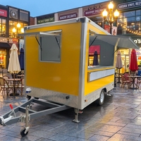 Nouvelle remorque alimentaire mobile, camion de restauration entièrement équipé, chariot de restauration rapide pour la vente aux États-Unis et en Europe
