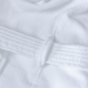 Accappatoio in Spugna Velour - Lussuoso Accappatoio da Hotel e Spa 100% Cotone - Morbido, Assorbente, Lavabile in Lavatrice - Collo Kimono, Taglia Unica - Product Image 6
