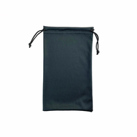Étui à lunettes souple en microfibre 6006 avec lunettes de soleil et pochettes à lunettes pratiques à double tirage