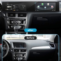 Radio de coche de pantalla dual curvada 3D de 21 pulgadas para Audi Q5 2009-2017 Android Auto reproductor Multimedia DSP inalámbrico CarPlay navegador GPS
