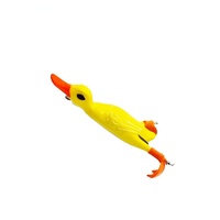 Yousya nouveau Offre Spéciale Topwater flottant en caoutchouc Suicide appât souple artificiel forme de canard grenouille pour brochet tête de serpent poisson-chat