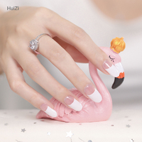 Autocollants pour ongles de style japonais, nouveaux designs, prix d'usine, autocollants pour ongles en forme de cœur portables, bandes décoratives pour ongles