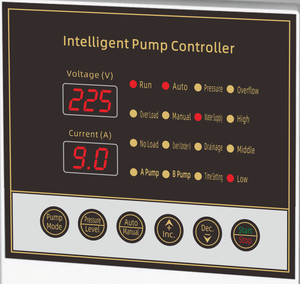 Contrôleur de <span class=keywords><strong>pompe</strong></span> à eau automatique basse pression 2,2 kW 220-380 V pour usage domestique et commercial, contrôle du niveau d'eau OEM, affichage LED en option - Product Image 5