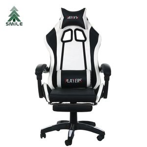 Meilleur prix Vente en gros de chaises de jeu inclinables pour PC Fauteuil de jeu de course RVB en cuir PU à dossier haut - Product Image 3