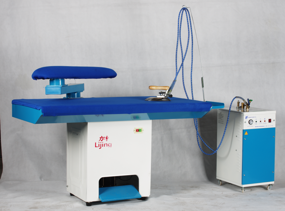 Industrial Vacuum Ironing Table with Boiler Hotel Steam Ironing Table