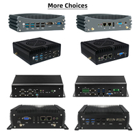 Mini PC Industrial, 6 Puertos COM, Procesador Intel Core I5 de 4ª a 13ª Generación, Computadora sin Ventilador, Chasis de Servidor 6U, Bajo Consumo, en Stock, Bosten