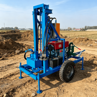 Plateforme de forage de puits d'eau robuste pour l'irrigation des grandes exploitations agricoles et la construction de puits profonds