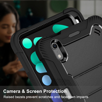 Coques de protection pour tablette adaptées aux enfants pour iPad Mini 8ème génération 2026, antichoc, hybrides, avec support et porte-crayon