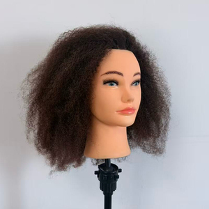 Cabeza <span class=keywords><strong>de</strong></span> Maniquí para Prácticas <span class=keywords><strong>de</strong></span> <span class=keywords><strong>Peluquería</strong></span>, Cabeza <span class=keywords><strong>de</strong></span> Maniquí para Entrenamiento <span class=keywords><strong>de</strong></span> Peinado Rizado - Product Image 2
