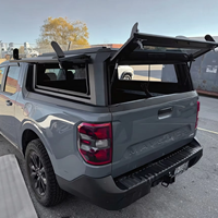 Couverture de benne rigide rétractable manuelle en alliage d'aluminium, étanche, avec serrure à clé pour Toyota Ranger Ford Ranger