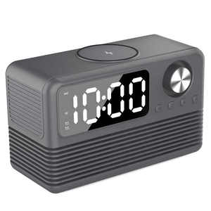 Réveil numérique LED Redwingy <span class=keywords><strong>BT510</strong></span> avec haut-parleur, subwoofer stéréo, haut-parleur sans fil avec charge rapide sans fil 15W, radio - Product Image 5