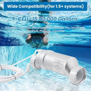 Cella di Sale Sostitutiva T-Cell-15 in Titanio che Genera fino al 56% di Cloro, Compatibile con Piscine AquaRite/AquaTrol/ProLogic/AQ-Logic 1.50+ - Product Image 2