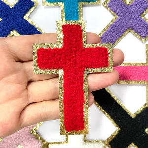 Parche Termoadhesivo Certificado de Fábrica, Pequeño Parche Brillante de Jesús, Fe Religiosa, Parche de Chenilla Personalizado Colorido para Ropa - Product Image 3