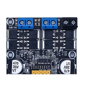 Módulo de accionamiento de motor de CC dual de 10A, regulación de velocidad PWM hacia adelante y hacia atrás, atenuación, 3-18v, bajo voltaje, alta corriente - Product Image 3