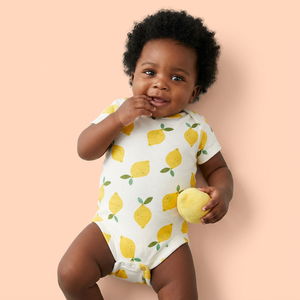 Ropa de bebé orgánica de algodón 100% al por mayor en línea para bebés y niños pequeños, peleles ecológicos para bebé de la India - Product Image 1