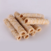 Nouveauté Crème de coco Biscuit Sweet Egg Roll Snack rempli d'amidon emballé dans une boîte et des gaufrettes certifiées casher