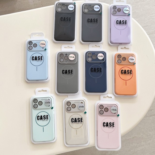 Silicon Magnetic Phone Accessories for iPhone 17 18 Pro Max Trending Wireless Charging Soft Silicon Phone Case for IPhone 16 15
