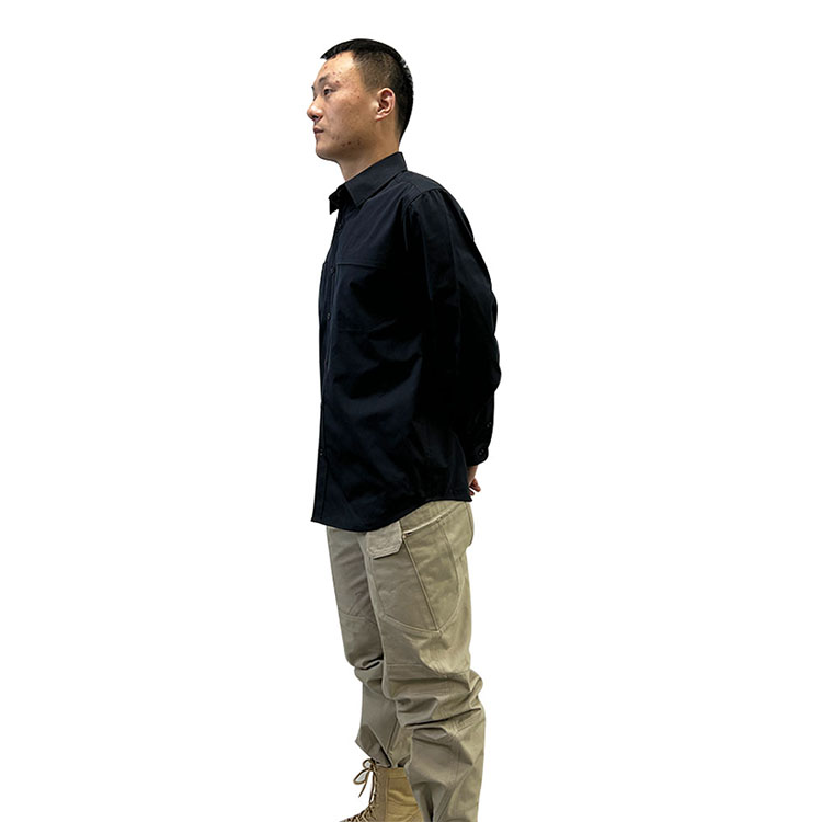 Multi Colors To Choice Design Fabric Made Short Sleeve Zipper Work Uniform Custom Tactical Security Shirts