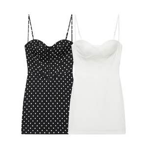 ZEVITY 2026 Nouvelle <span class=keywords><strong>Robe</strong></span> Chic Femme Tendance à Pois <span class=keywords><strong>Style</strong></span> <span class=keywords><strong>Corset</strong></span> Bretelles Fines Douce Sans Manches pour Soirée Vestidos <span class=keywords><strong>Robe</strong></span> Mujer Dropship - Product Image 1