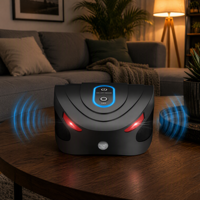 Nouveau Répulsif Électronique Ultrasonique 2026 contre les Souris, Émission Ultrasonique, Double Lumière Clignotante et Vibration Intermittente, Anti-Rongeurs
